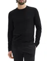Theory Riland Crewneck Sweater In Black