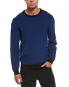 Theory Riland Crewneck Sweater In Blue