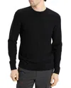 Theory Riland Crewneck Sweater In Black