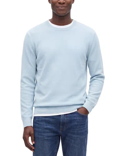Theory Riland Crewneck Sweater In Blue