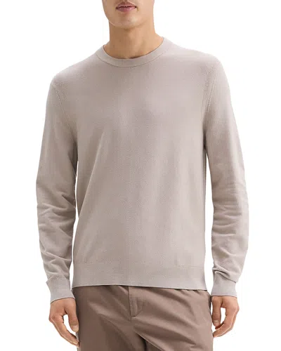 Theory Riland Crewneck Sweater In Earl Gray
