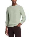 Theory Riland Crewneck Sweater In Greenstone