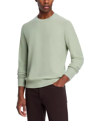 Theory Riland Crewneck Sweater In Greenstone