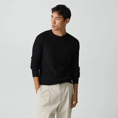Theory Riland Crewneck Sweater In Light Bilen In Multi
