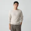 Theory Riland Crewneck Sweater In Light Bilen In Gray