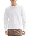 Theory Riland Crewneck Sweater In White