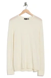 Theory Riland Harman Wool Blend Sweater In White