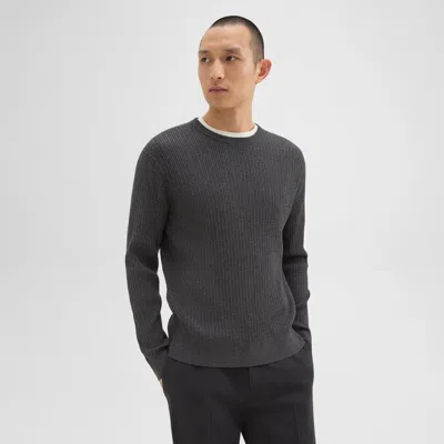 Theory Riland Sweater In Light Bilen In Pestle Melange
