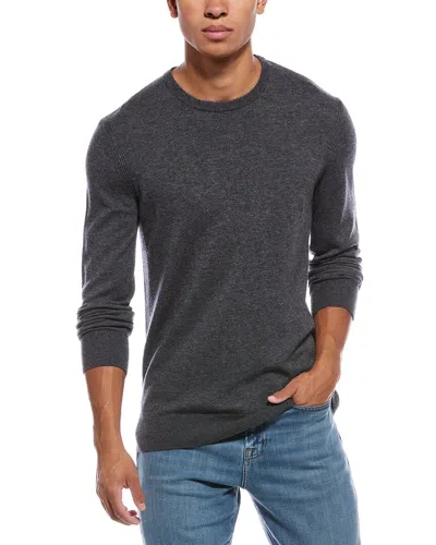 Theory Riland Wool-blend Crewneck Sweater In Gray