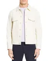 Theory River Jacket In Neoteric Twill In White