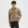 Theory River Trucker Jacket In Neoteric Twill In Bark