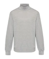 Theory Roll-neck Jumper In Gray