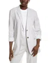 Theory Rolled Sleeve Bf Linen-blend J Jacket