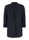 THEORY THEORY ROLLED SLEEVED BLAZER