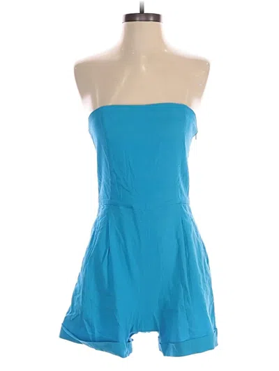 Pre-owned Theory Romper In Blue