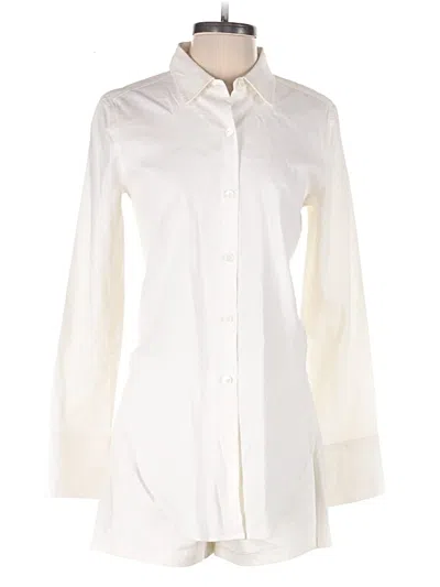 Pre-owned Theory Romper In White