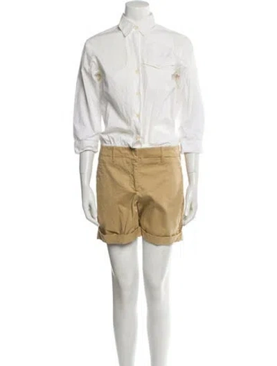 Pre-owned Theory Romper In White