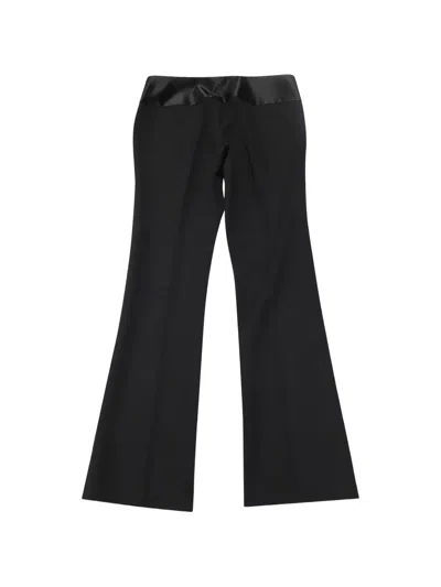 Pre-owned Theory Ross Belted Trousers In Black