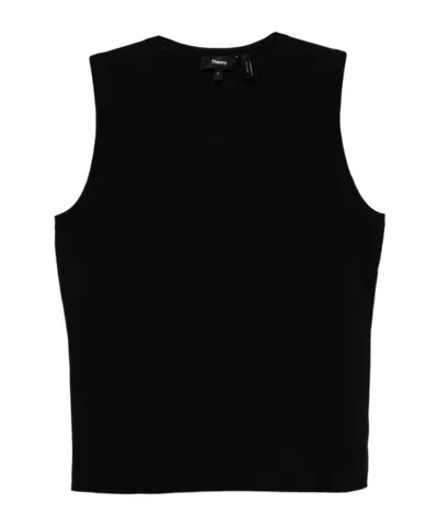 THEORY ROUND-NECK KNITTED VEST