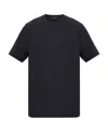 Theory Button-front Short-sleeved Polo Shirt In Black