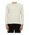 Theory Mattis Waffle Knit Long Sleeve T-shirt In White