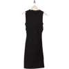 Theory Ruched Sheath Dress In Black