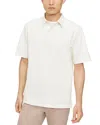 Theory Ronan Polo Shirt In Structure Knit In White