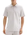 Theory Ryder Quarter Zip Polo Shirt In Fog