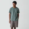 Theory Ryder Tee In Relay Jersey In Green