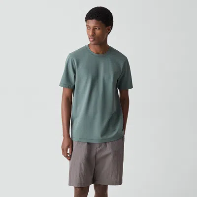 Theory Ryder Tee In Relay Jersey In Green