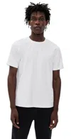 Theory Round-neck Short-sleeved T-shirt In White