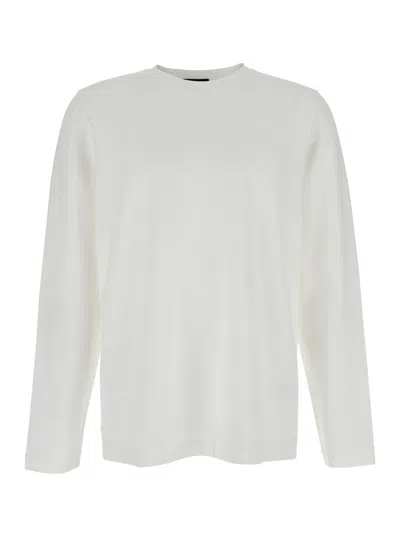Theory Ryder Tee Ls.relay J In White