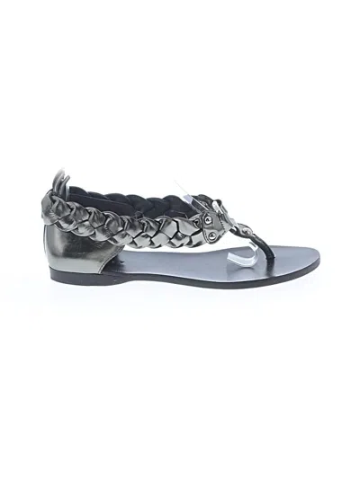 Pre-owned Theory Sandals In Brown