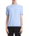 Theory Sarior Short Sleeve Sweater In Skylight Melange