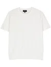 Theory Sarior Fine-knit T-shirt In White