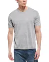 Theory Sarior Short-sleeve Sweater In Heather Grey In Gray