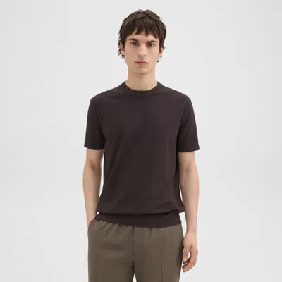 Theory Sarior Tee In Light Bilen In Hickory