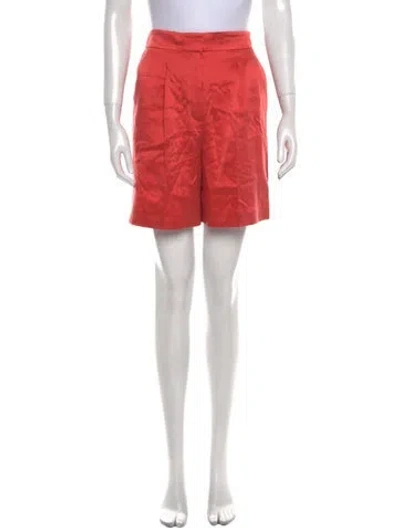 Pre-owned Theory Satin Mini Shorts In Pink