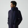 Theory Scarf In Plush Cashmere In Blue