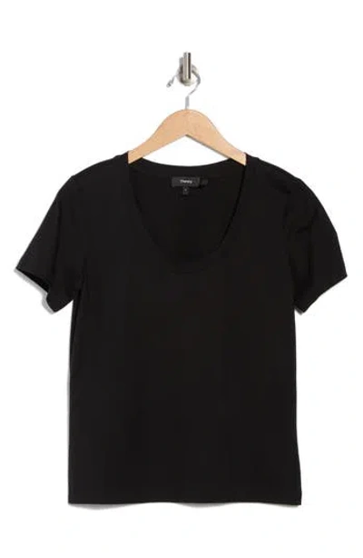Theory Scoop Neck Cotton T-shirt