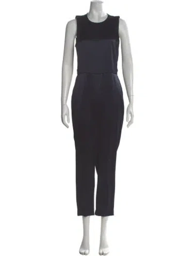 Pre-owned Theory Scoop Neck Jumpsuit W/ Tags In Gray