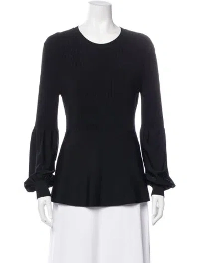 Pre-owned Theory Scoop Neck Mini Dress In Black
