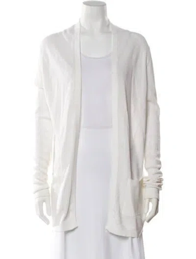 Pre-owned Theory Scoop Neck Sweater In Neutral