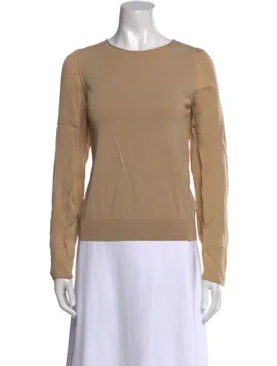 Pre-owned Theory Scoop Neck Sweater W/ Tags In Neutral