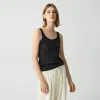 Theory Scoop Neck Tank In Black