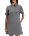 Theory Scuba Half-zip Polo Dress