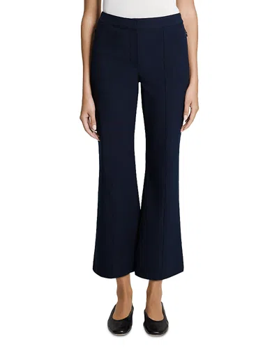 Theory Seamed Kick Flare Bistro Pants In Blue