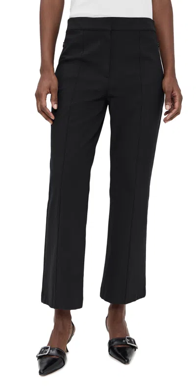 Theory Seamed Kick Pants Black