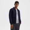 Theory Sean Jacket In Double-face Wool-cashmere In Baltic