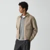 Theory Sean Jacket In Double-face Wool-cashmere In Brown